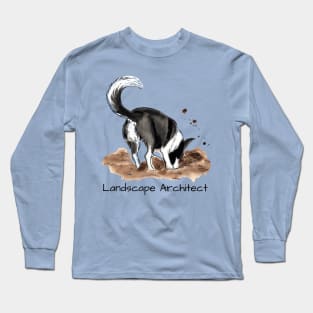 LANDSCAPE ARCHITECT Border Collie Long Sleeve T-Shirt